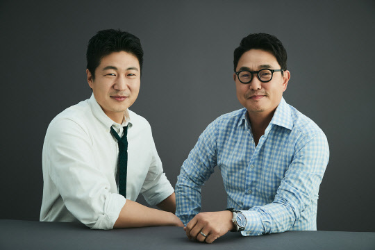 카카오가 25일 류영준(왼쪽)·여민수 공동대표를 내정했다. 카카오 제공